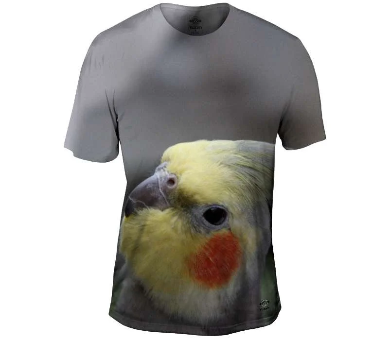 Comfortable Long Sleeve T-Shirt-Cute Cockatiel Parrot