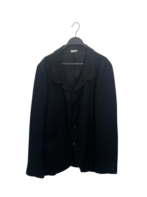 Comfortable Outdoor Windbreaker Jacket-COMME des GARCONS/Jacket/M/Wool/BLK/PJ-J071