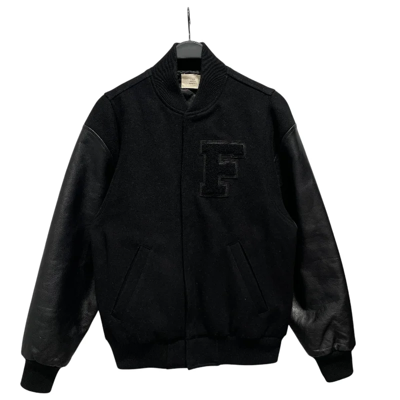 Comfortable Zip Jacket-FEAR OF GOD/Jacket/M/BLK/LETTERMAN