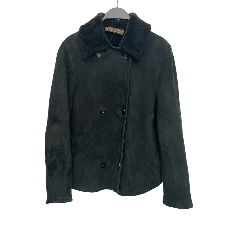 Classic Varsity Letter Jacket-Loro Piana/Jacket/32/Suede/BLK/