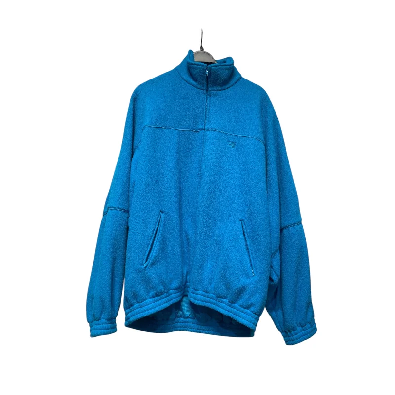 Comfortable Fleece Jacket-BALENCIAGA/Jacket/52/Wool/BLU/OVERSIZED FLEECE