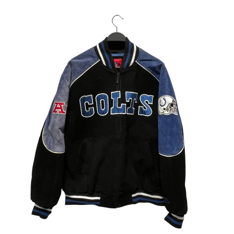 Comfortable Parka Jacket-NFL/Jacket/XL/BLK/COLTS